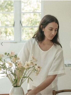 Gillian Stevens Aya linen tee